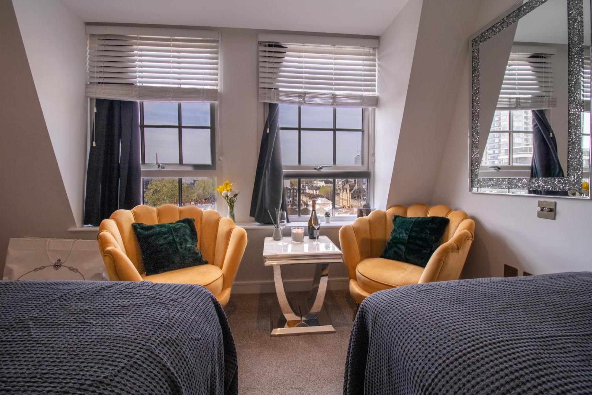 Luxurious 1-Bedroom Penthouse In Marble Arch 71 Londra Esterno foto